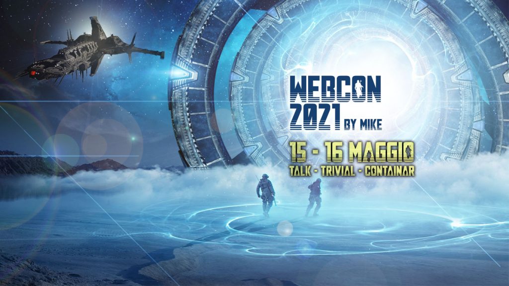Webcon 15 e 16 Maggio: Programma